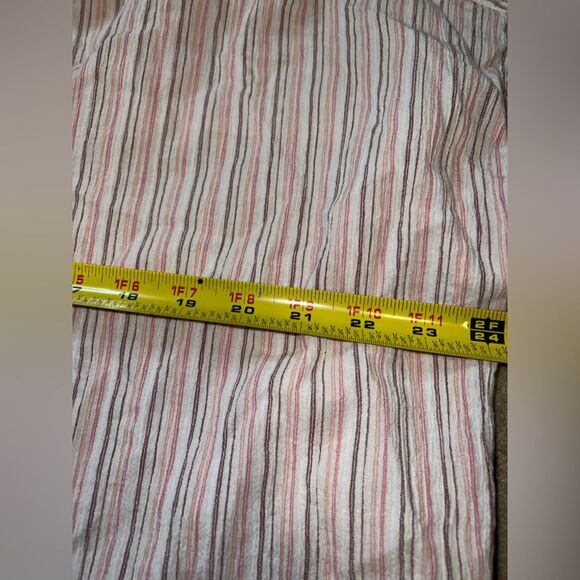 Madewell Courier Button-Back Oversized Fit Striped Shirt Size Medium EUC - Picture 10 of 11